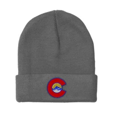 Beanies for Men Colorado Flag Style 2 Embroidery Winter Hats Women Skull Cap