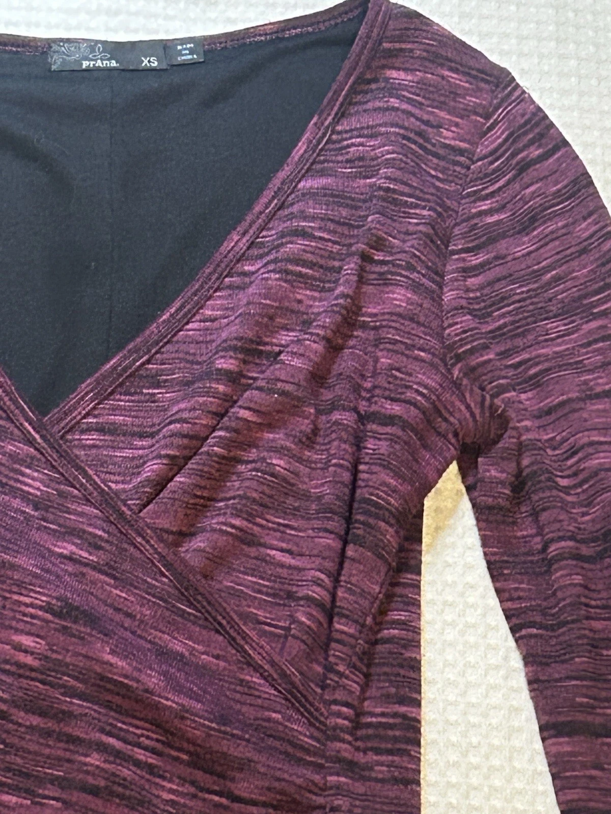 prana faux wrap side outdoors dress