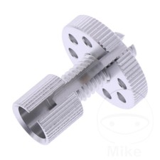 JMP Cable Adjuster Bolt M8 Aluminium Silver