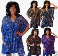 u pick color & size poncho top batik elastic empire stunning design OS OR PLUS