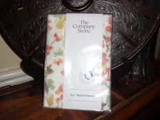 NIP The Company Store Legends Hotel Velvet Flannel Autumn Bloom King Sham