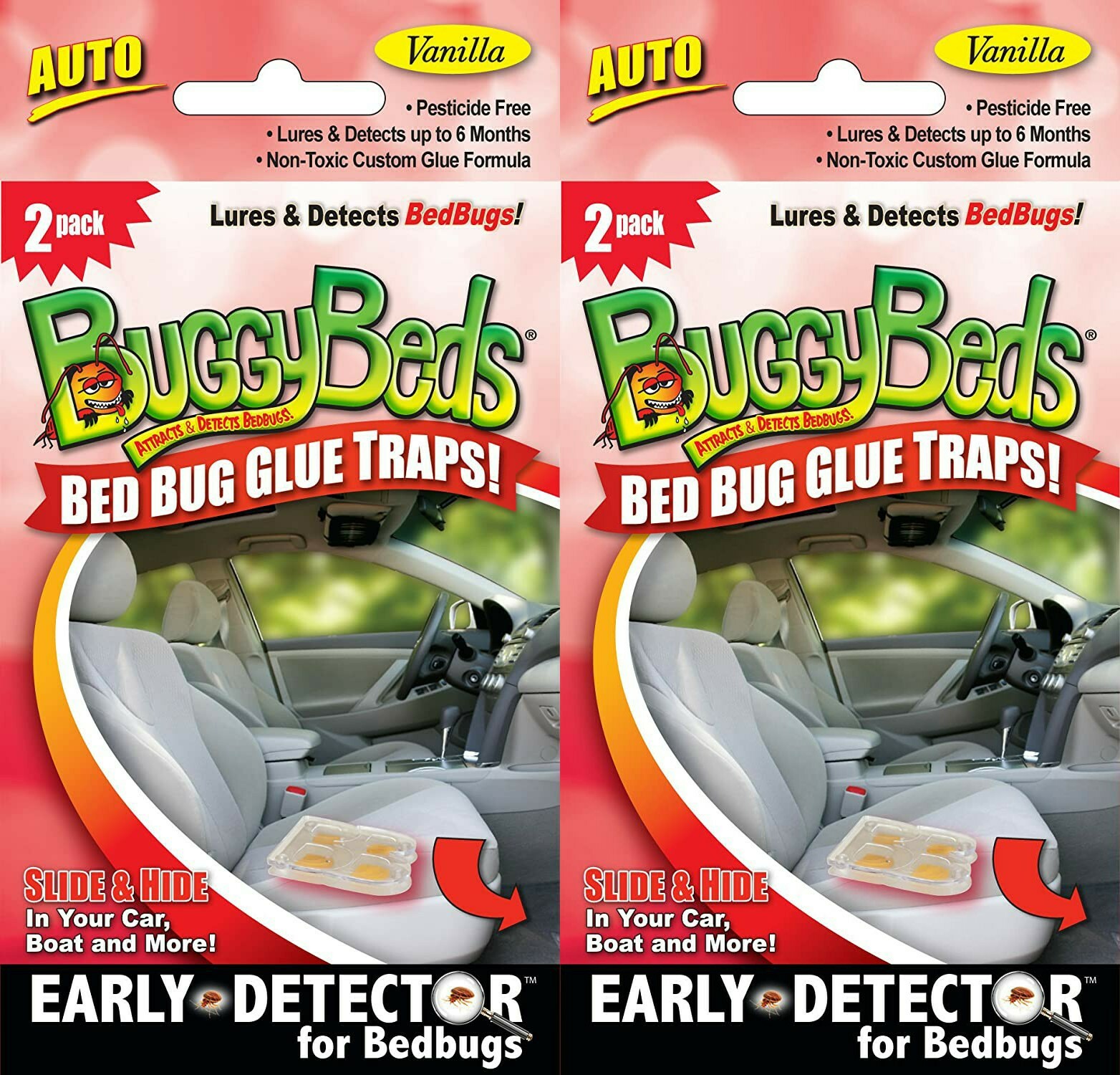 Bed Bugs Buggy Beds Home Bedroom Auto Boat Glue Traps Vanilla Scent 4