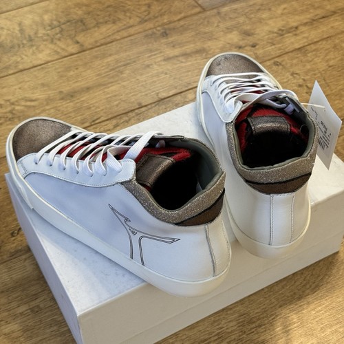 Mizuno Hoshikage Mid Top Leather Lace Up Trainers Sneaker UK 5 EU 38 Weiß - Bild 23 von 24
