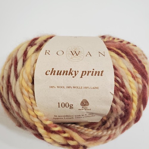 Rowan Chunky Print Yarn 100% Wool 0083 100g 1 Ball - Picture 4 of 6