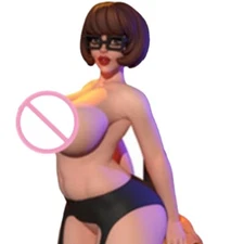 1/24 Scale Kneeling Girl Scene Diy Resin Figure Miniatures Model Kit Unassembled