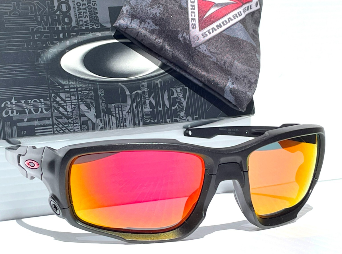 NEW Oakley SHOCKTUBE Black Ducati Red POLARIZED Galaxy Ruby