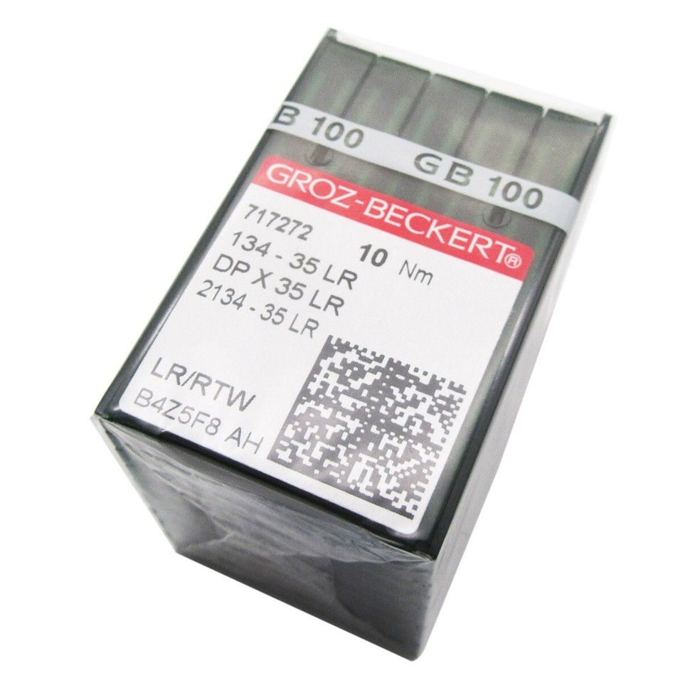 Lot de 10 aiguilles Groz-Beckert 134-35 LR pour machine