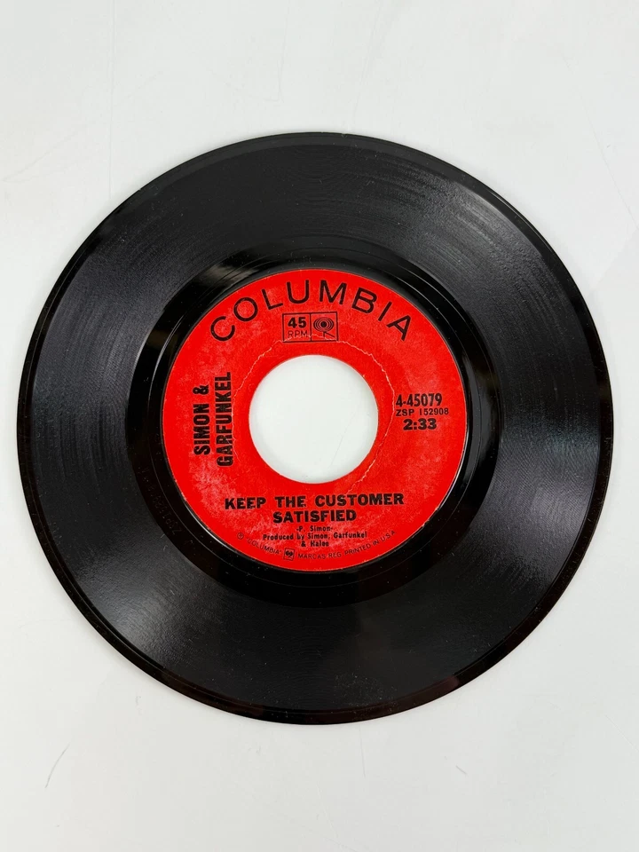 Simon & Garfunkel - Bridge Over Trouble Water Keep - The Customer Satisfied -45 - Image 2 of 2