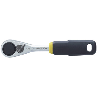 Proxxon 23158 Ratchet 1/4'' MICRO-bit With 1/4'' Hex Holder Ideal for Tight Spots