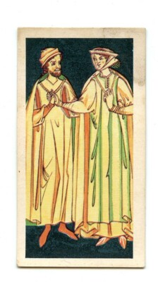 Brooke Bond Tea Card British Costume Collectable #3 Day Clothes 1250 (2)