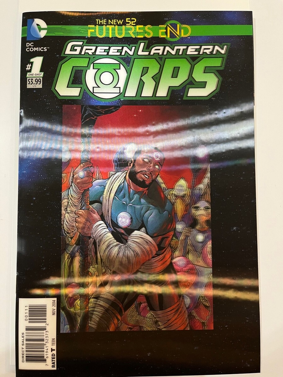 Green Lantern Futures End #1 3-D Lenticular Variant B 2014, New