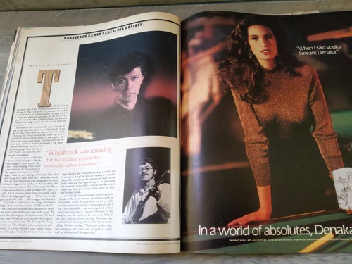 Rolling Stone Magazine August 1989 #559 Eddie Murphy Vintage Ads Woodstock Lowe - Picture 4 of 5
