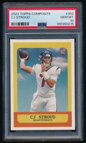 CJ Stroud 2023 Topps Composite #352 RC PSA 10 Listing #2