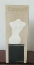 VTG SCULPTURA SPRAY COLOGNE CONCENTRATE 1/4 FULL + BOX 1 OZ 