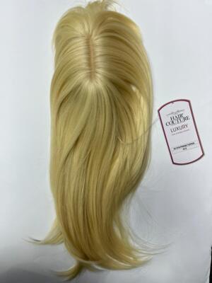 Eleganter Luxus 100 % Haar Couture syenthetischer greifbarer Fransen-Topper 