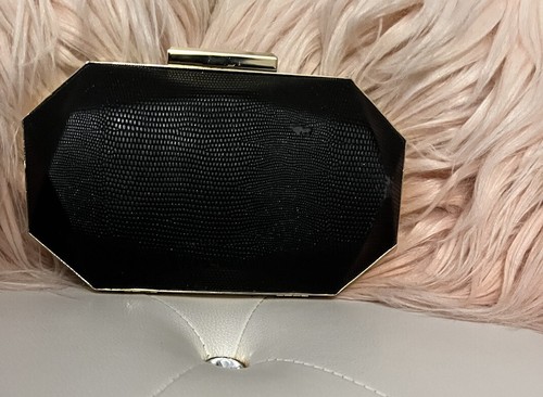 NEW INC International Concepts Tamme Black Minaudiere Clutch Crossbody $59.50 - Picture 2 of 9