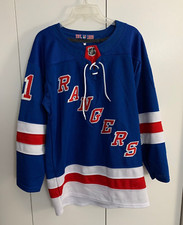 NY Rangers Reebok Sammy Blais #91 with Patch for Mr. Ranger. Men's size Medium