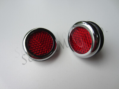 LUCAS RER25 RED SIDE REFLECTOR TRIUMPH NORTON BSA 57124, 02-1503