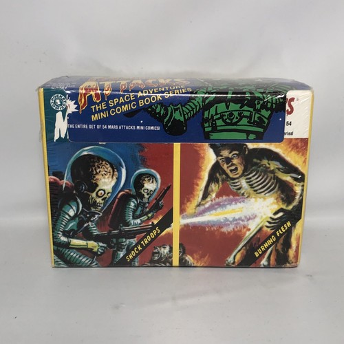 Pocket Comics Mars Attacks Mini Comic Book Series Complete Box of 50 - SEALED - Picture 1 of 9