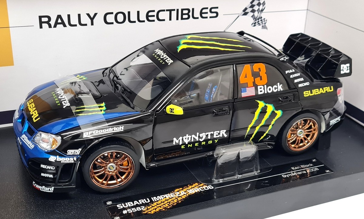 Sunstar 1/18 Subaru Impreza WRC06 Ken Block Gymkhana 2008 Diecast