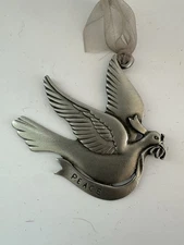 Gloria Duchin “Peace Dove” Christmas Ornament Brandes And Dated 2002