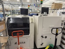 Pair of Ekra X5 Stencil printers,  just taken offline.