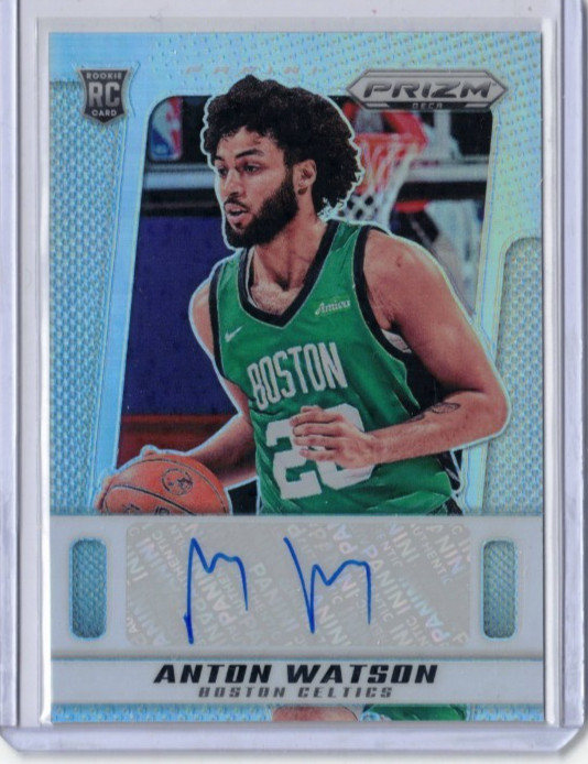 2024-25 Panini Prizm Deca Anton Watson Signatures RC Silver Prizms Auto #PDS-WAT