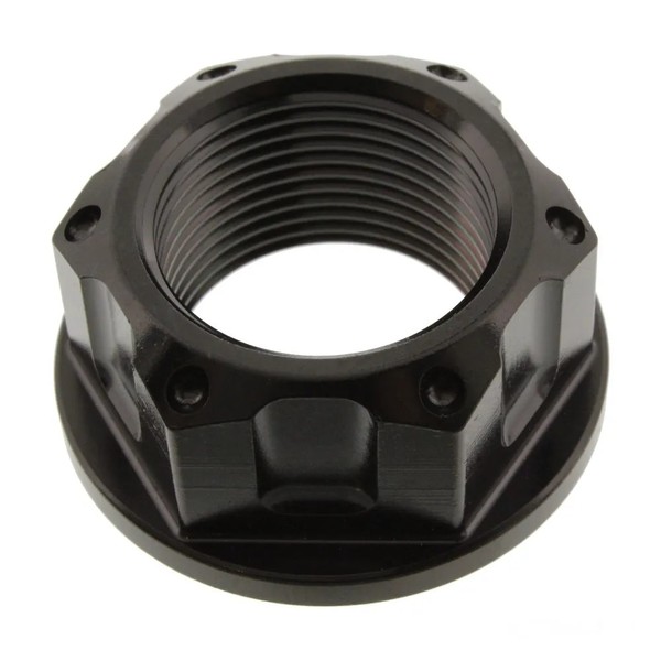 Mutter Achse, M24X1.50Mm Edelstahl V4A Schwarz FüR Yamaha FZ6 600 SA Fazer 2006-image