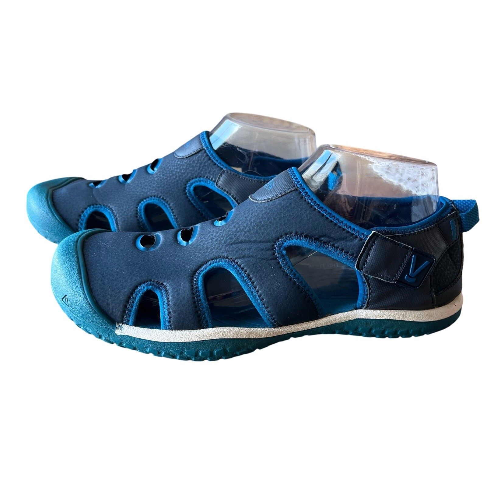 Sandali Keen Stingray giovani grandi ragazzo taglia 7 sport blu scarpe acqua escursionismo