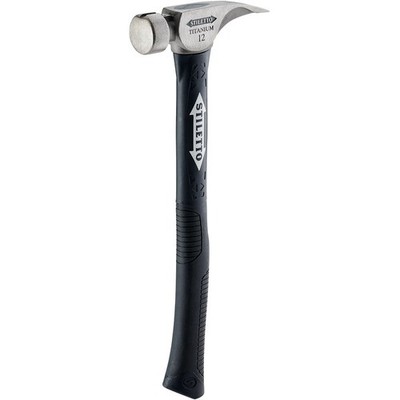 Stiletto 16 Oz Titanium Smooth Face Hammer With 18 In. Hybrid Fiberglass Handle