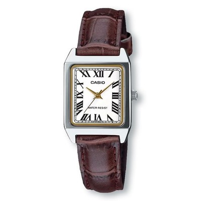 CASIO LTPV007L-7B2 Classic Analog Brown Leather Strap Watch