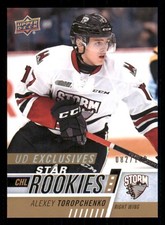 2017-18 Upper Deck CHL Exclusives #348 Alexey Toropchenko /100