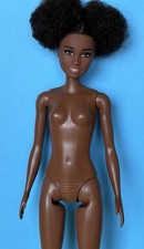 Barbie Doll Ethnic Dark Skin Black Hair Afro Bunches Nude Fashionista