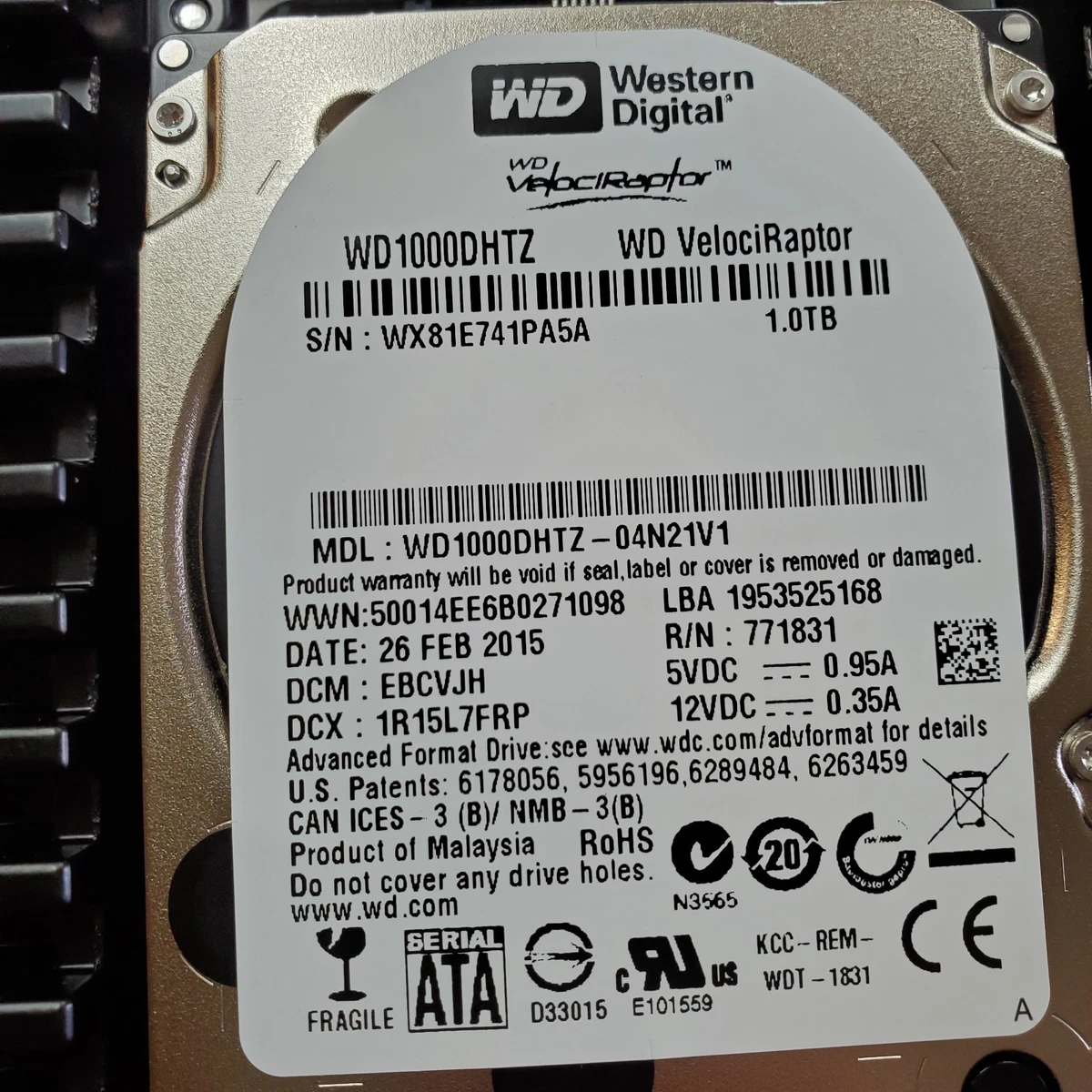 1 TB Internal 10000 RPM Rotation Speed Hard Disk Drives for sale