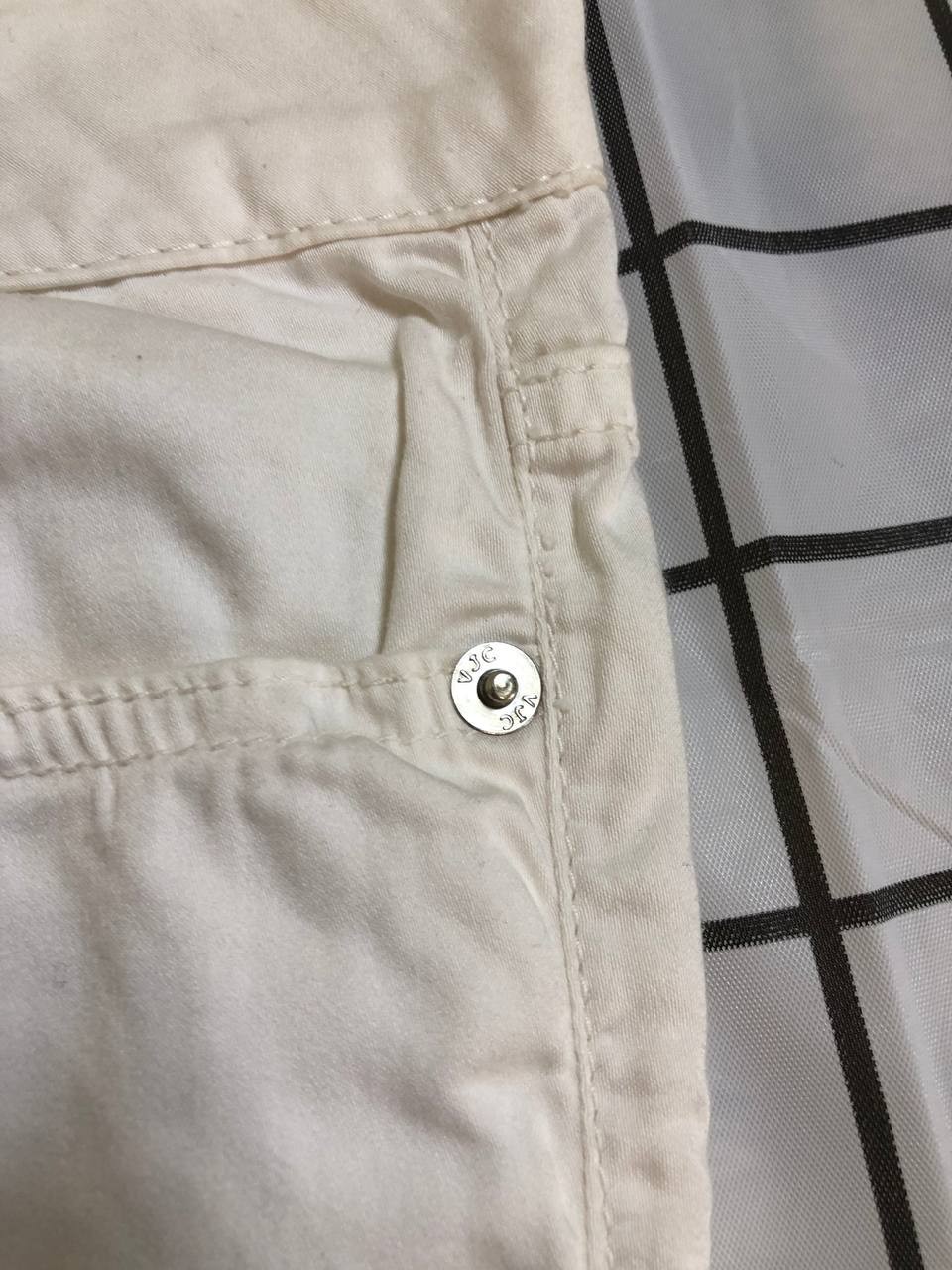 VERSACE JEANS COUTURE VINTAGE WHITE DENIM JEANS 27 VERY GOOD CONDITION thumbnail 7