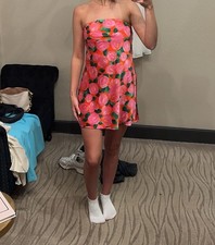 Show Me Your Mumu Women's Xs Strapless Rosie Blooms Mini Dress