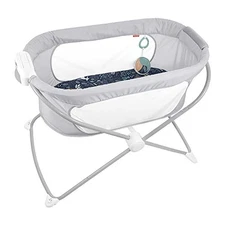 Fisher-Price Portable Baby Crib Soothing View Vibe Bassinet Moonlight Forest