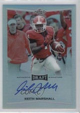 2016 Leaf Metal Draft Keith Marshall #BA-KM1 Auto 0f8