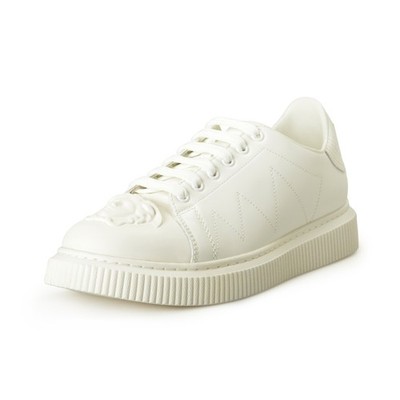 Versace Men's Large Medusa Logo White 100% Leather Sneakers Shoes US 11 IT 44