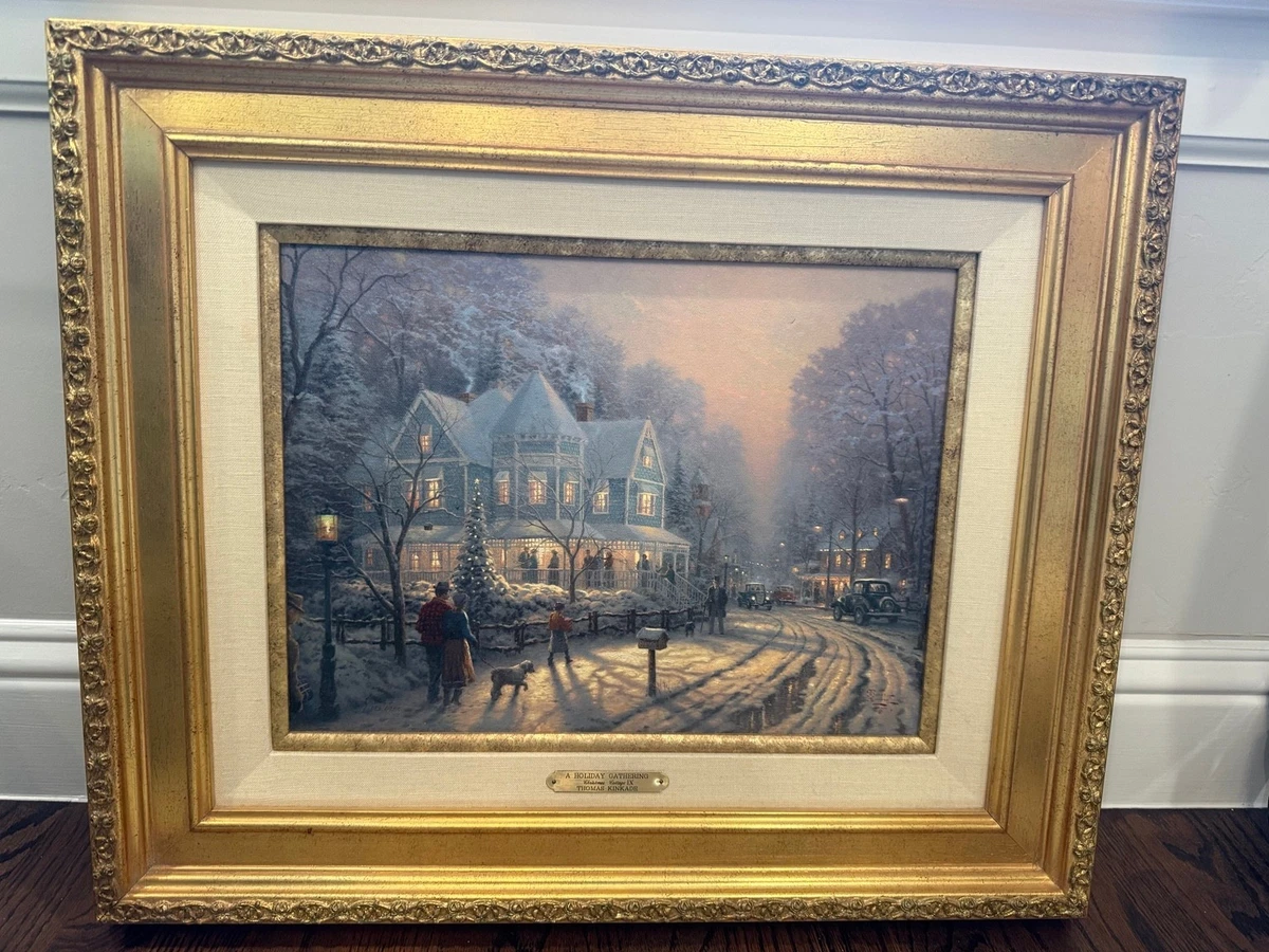 Thomas Kinkade Holiday Gathering In Art Prints for sale | eBay