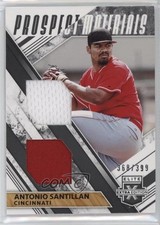 2019 Elite Extra Edition Dual Prospect Materials Black Antonio Santillan 4z8