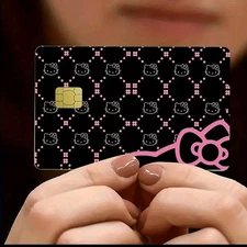 Hello Kitty Credit Debit Card Sticker Skin Free Shipping 