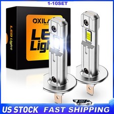 H1 Led Headlight Bulbs Conversion High Low Beam Super Bright 6500k White 2-20x