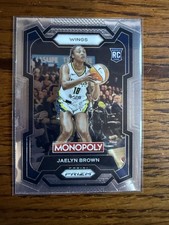 2024 Panini Prizm Monopoly WNBA #15 Jaelyn Brown Rookie RC Dallas Wings