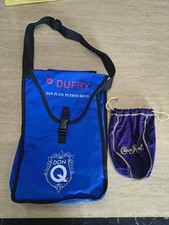 Bolso enfriador azul aislado Dufry Don Q con bolsa Crown Royal