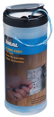 Ideal Electrical 31348 PowrFish Pull Line, 500 ft Heavy Duty Fiber Polyline, ...
