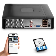 8CH Security DVR Recorder for Home Security Camera System, Only Work with