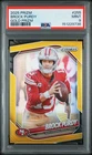 2025 Panini Prizm Football Gold Brock Purdy #255 PSA 9