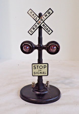 Marx O Gauge 423 TWIN CROSSING SIGNAL - Tested - Read Below - LT