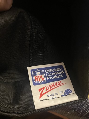 Cappello snapback Houston Oilers Pro Line NFL VINTAGE nero blu vintage anni 90 zebrato nuovo senza etichette - Foto 3 di 3